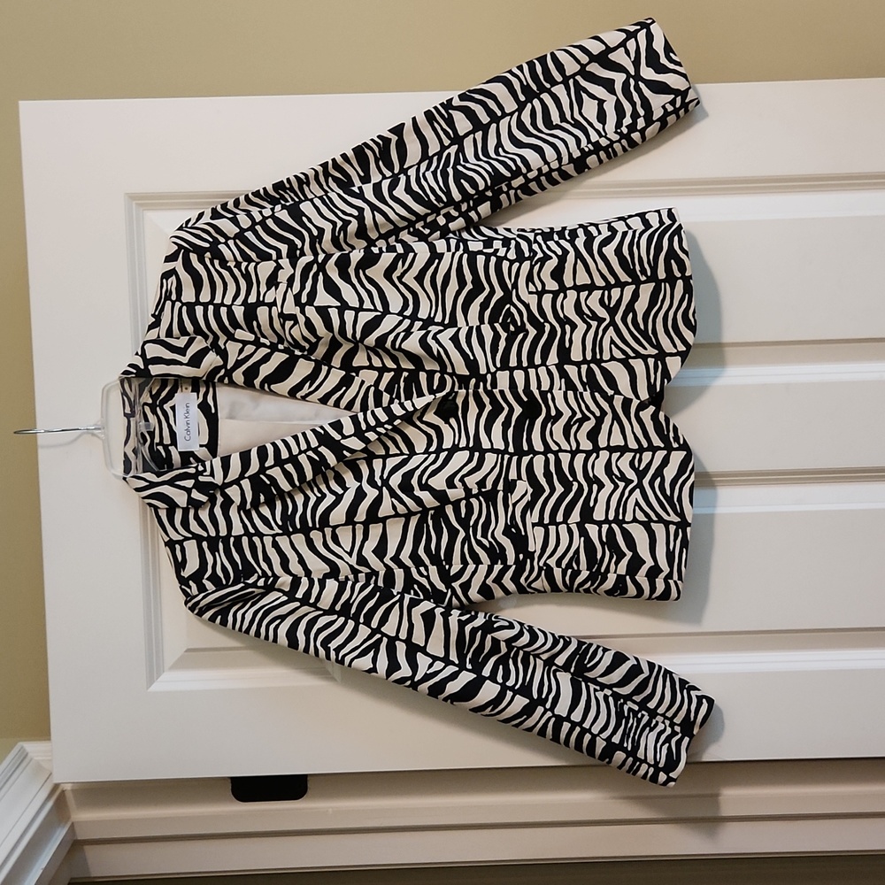 Calvin Klein Animal Print Blazer